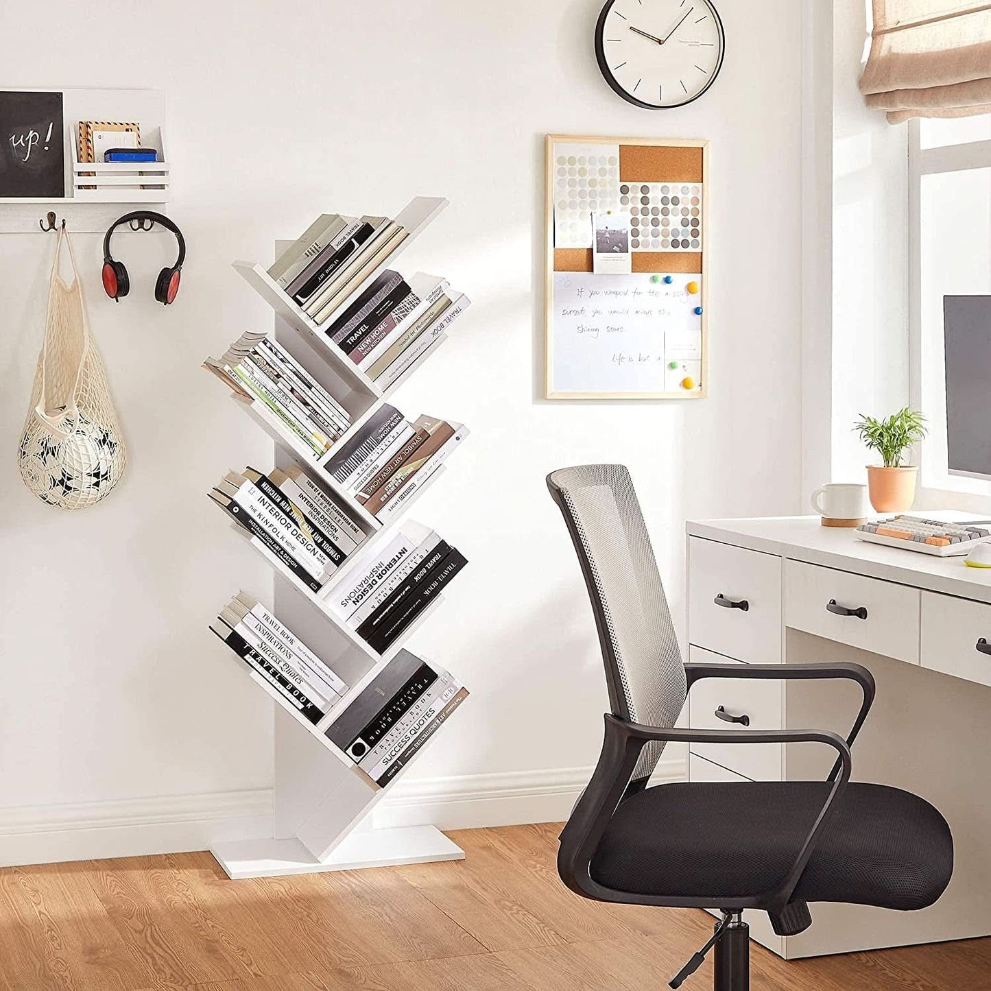 Tree Branch Bookshelf 8 Tier For Small Spaces Home Office