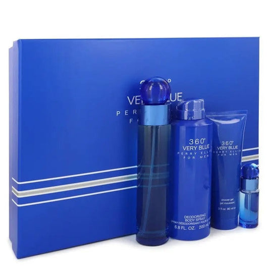 360 Very Blue Set 4p 3.4 oz M EDT