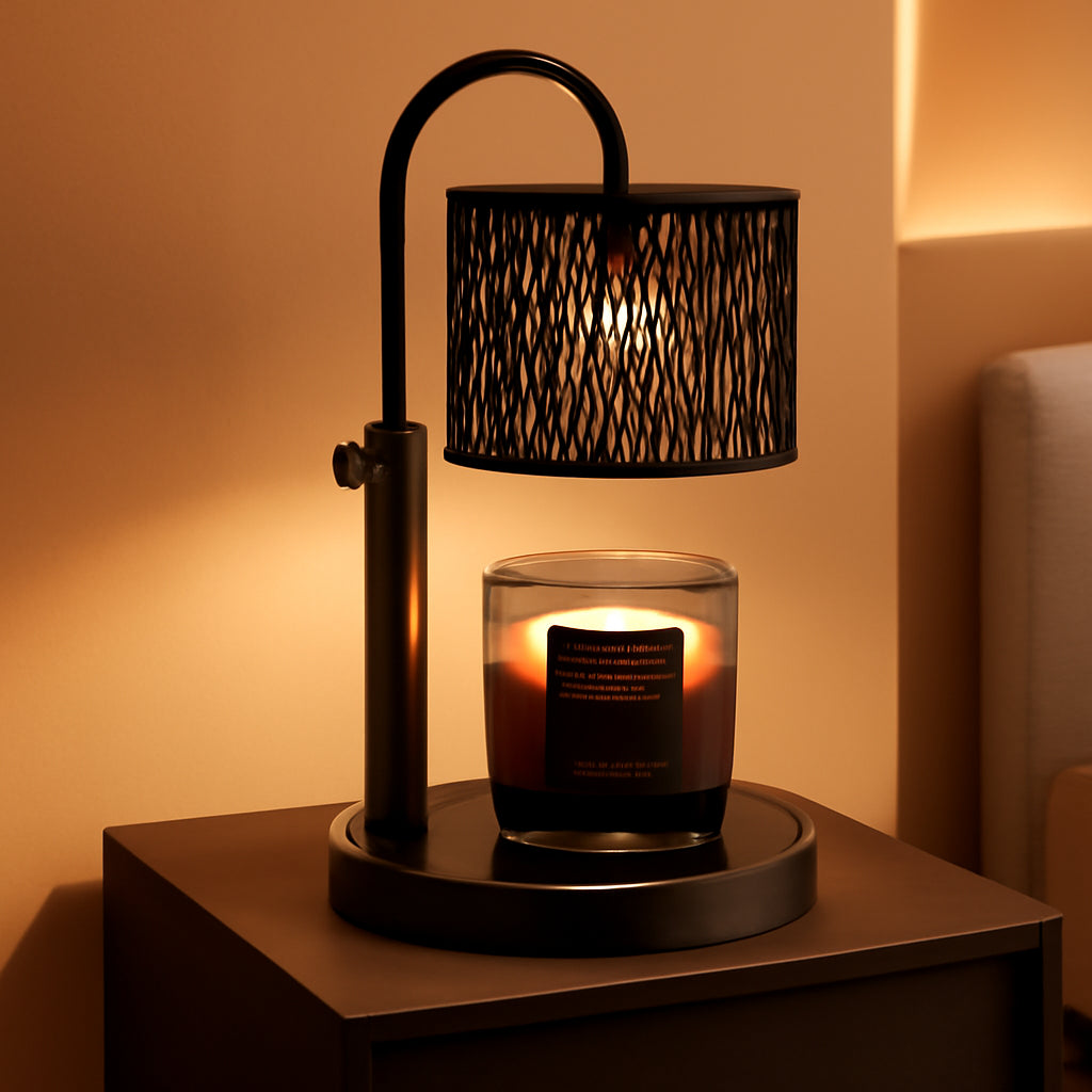 Electronic Candlelight Warmer Lamp With Timer Dimmer