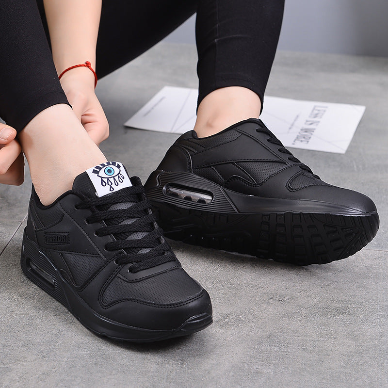 Women Soft Platform Sneakers Green Black Pink Breathable Air Cushion Casual Sports Women Trainers Fashion Lightweight Tennis Sport Walking Athletic Casual Footwear Sneakers
