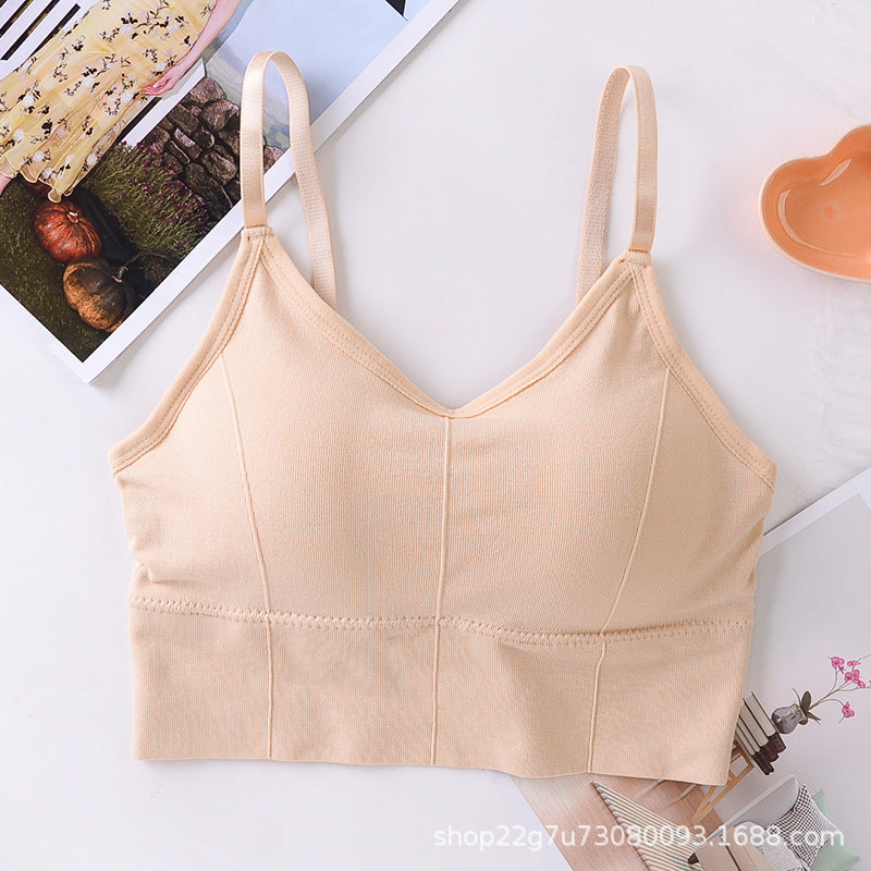 Soft Cotton Sports Bras For Women Push Up Solid Sports Bra Jogging Gym Women Sports Bra Girl Underwear Fitness Running Yoga Sport Tops