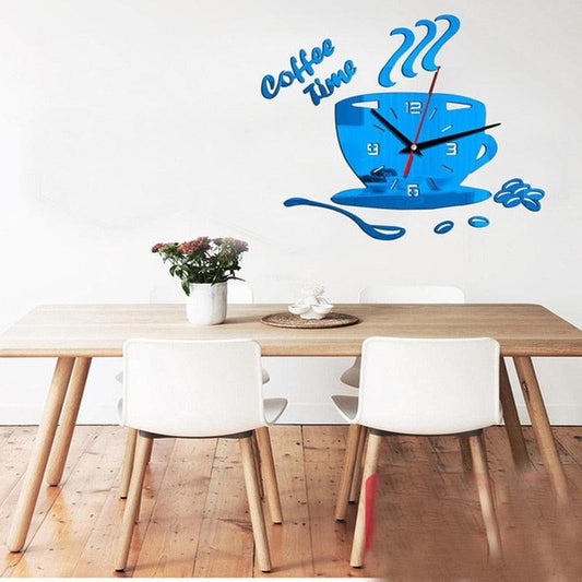 3D Creative Acrylic Mirror Wall Clock