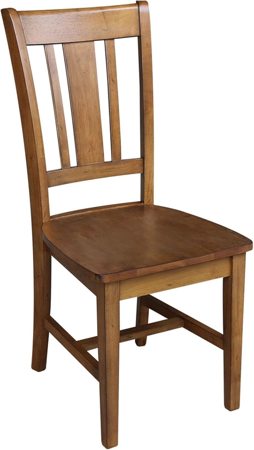 International Concepts San Remo Pecan Parawood Dining Chair