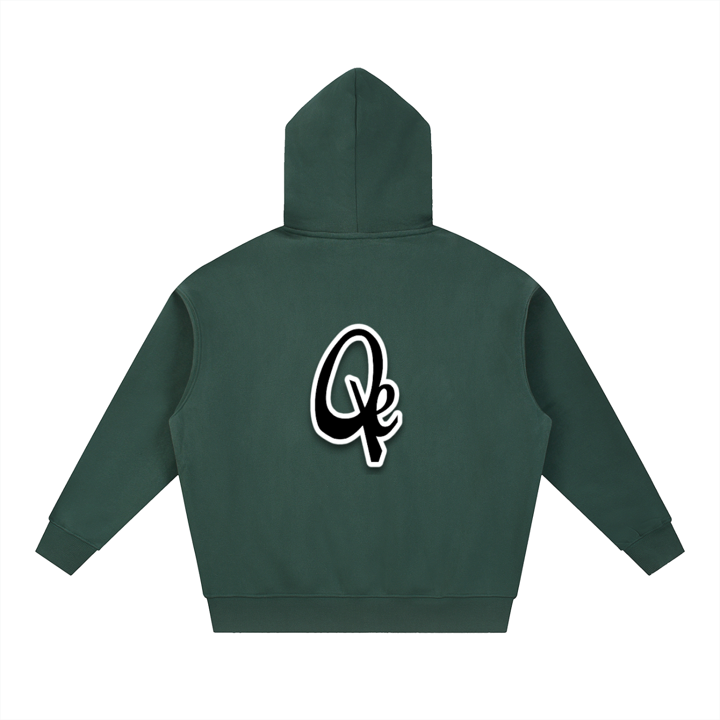 QE Essential Oversized Fleece Boxy Hoodie