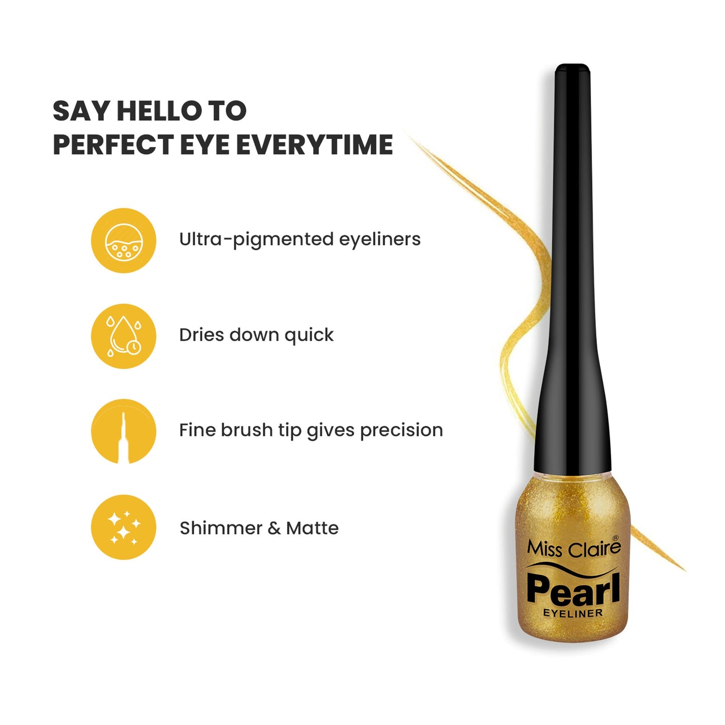 Miss Claire Pearl Eyeliner - 19 Yellow Gold