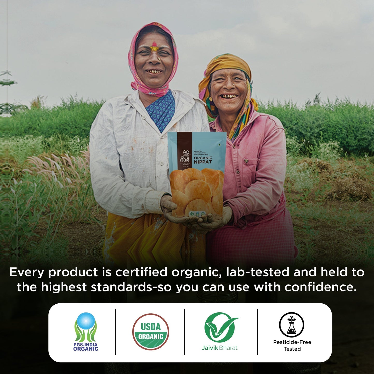 Pure & Sure Organic Nippat