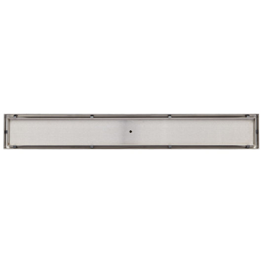 Signature Hardware Cohen 60-in Linear Shower Drain, Brushed Stainless Steel