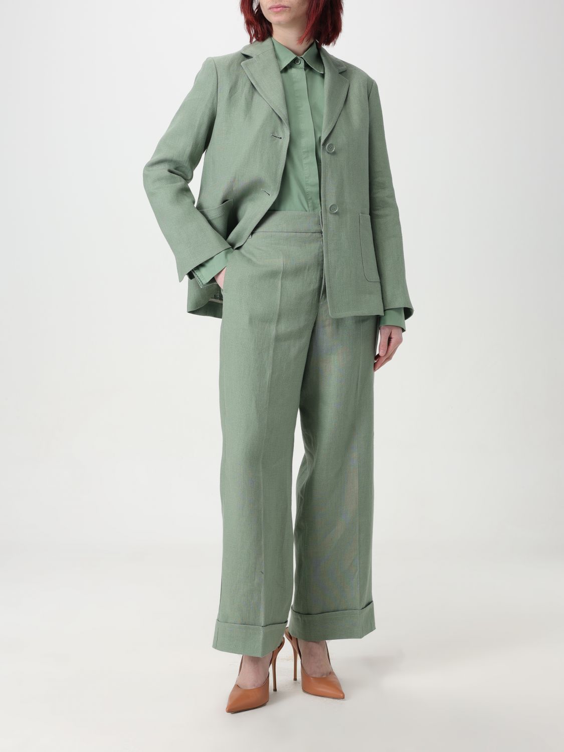 Max Mara Shirt Woman Green