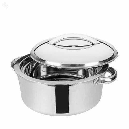Stainless Steel Casserole, 1.5 Litres, Silver
