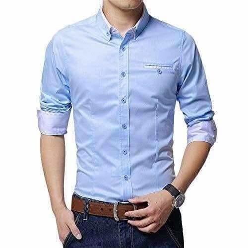 Men's Cotton Casual Shirt for Men Full Sleeves