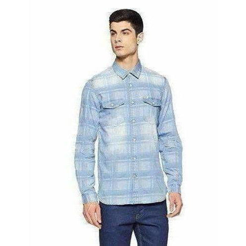 Lee Men's Checkered Regular Casual Shirt