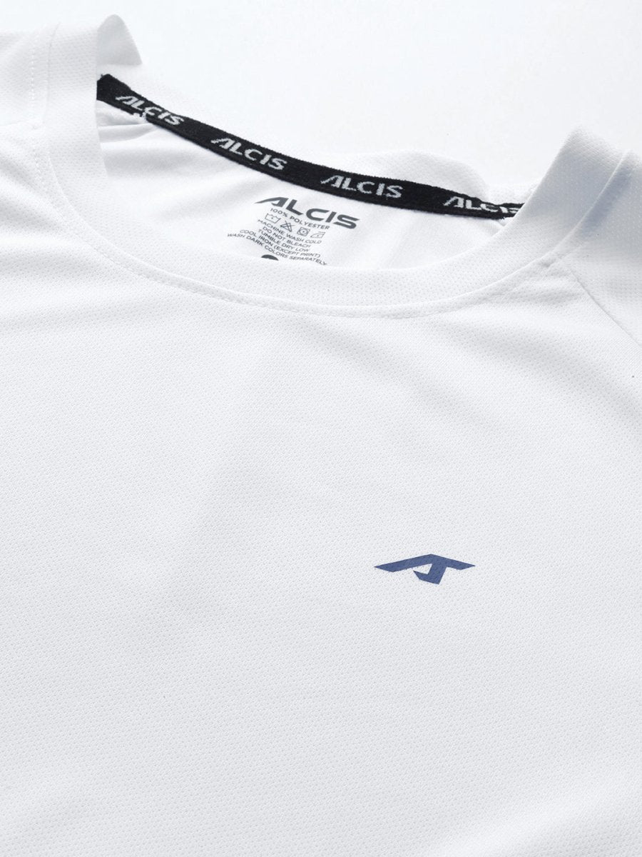 Alcis Men Colourblocked Dry Tech Slim Fit Sports T-shirt