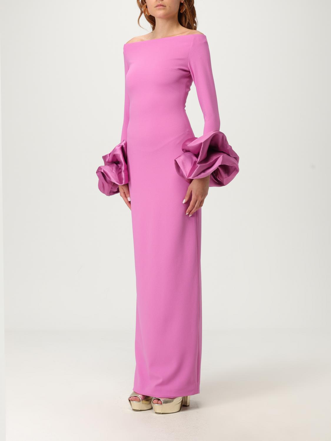 Solace London Dress Woman Fuchsia