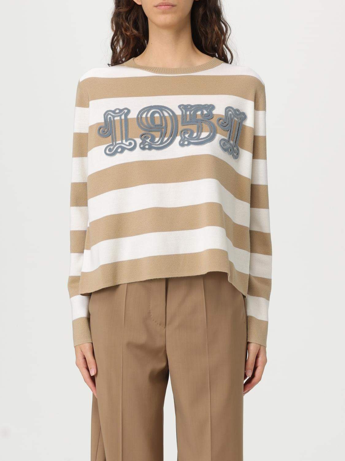 Max Mara Sweater Woman White 1