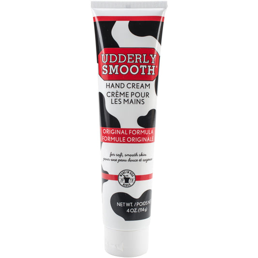 Udderly Smooth Hand Cream, Original Formula Moisturizer, 4 oz Tube