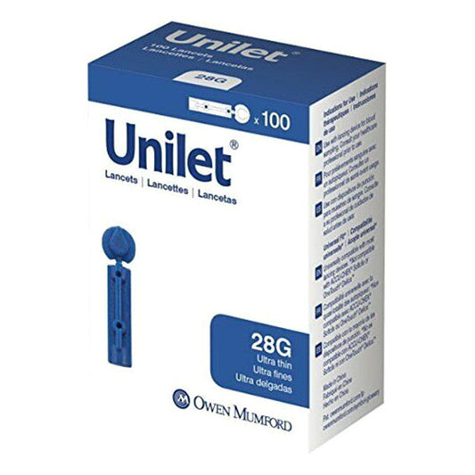 Unilet Lancets 28G Ultra Thin 100Ct