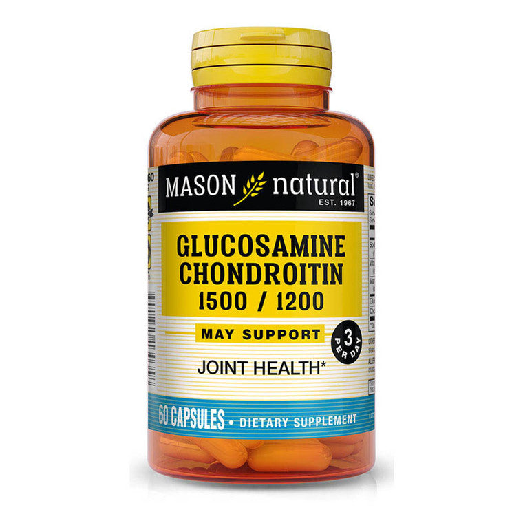 Mason Natural  1500/1200 Joint Health  Glucosamine Chondroitin 60 Capsules