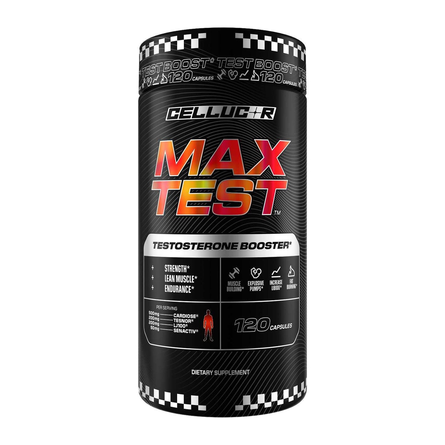 Cellucor Max Test Testosterone Booster, 120 Capsules