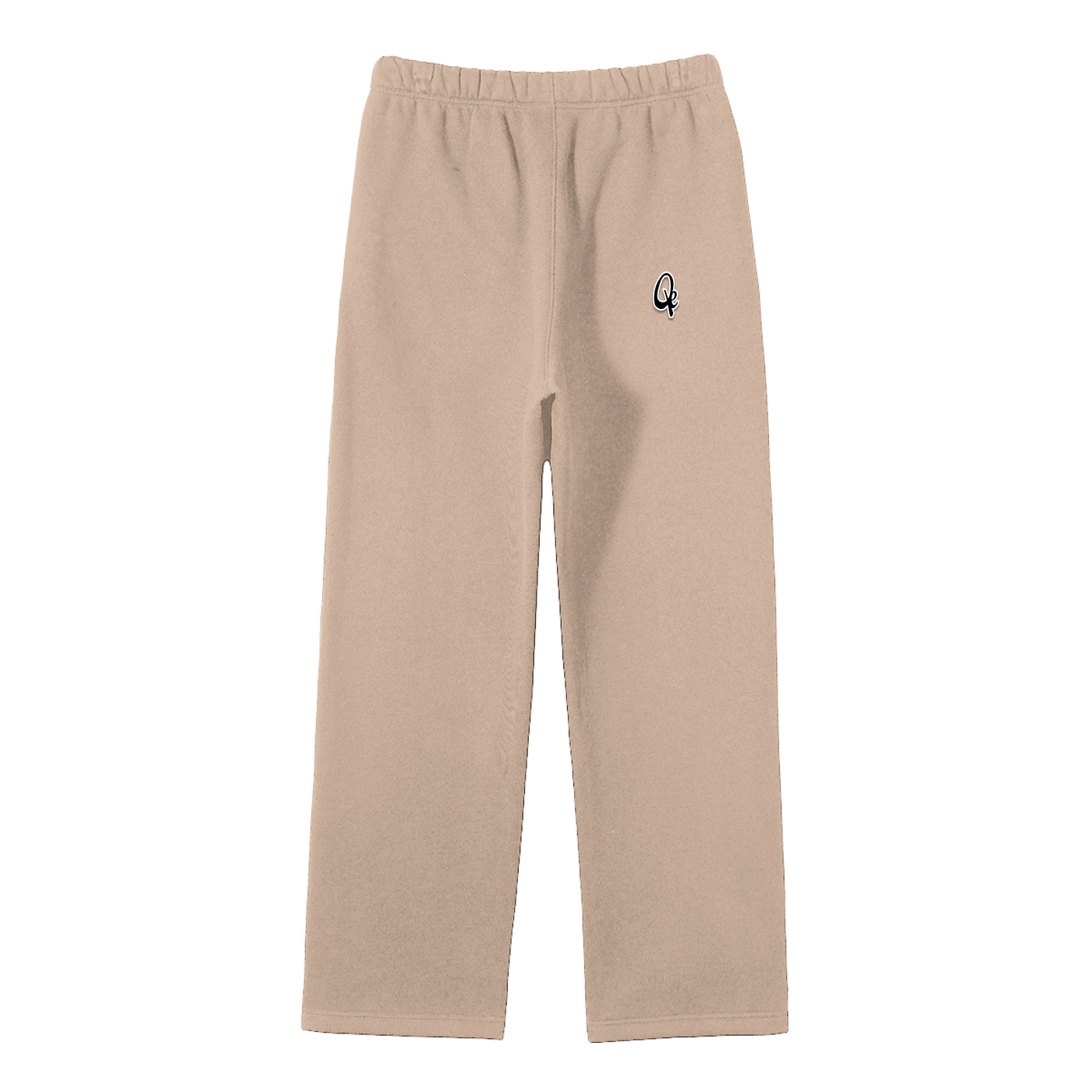QE Unisex Solid Color Fleece Straight Leg Pants