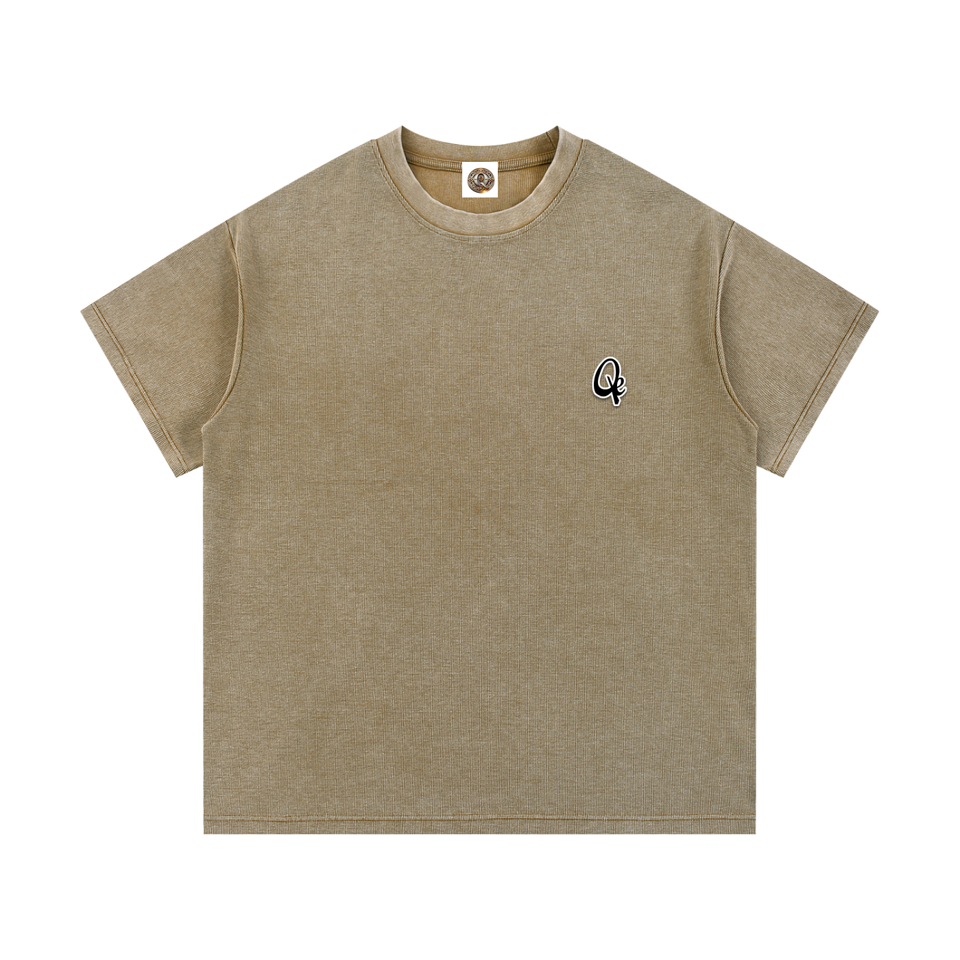 QE Mineral Wash Waffle Knit T-Shirt
