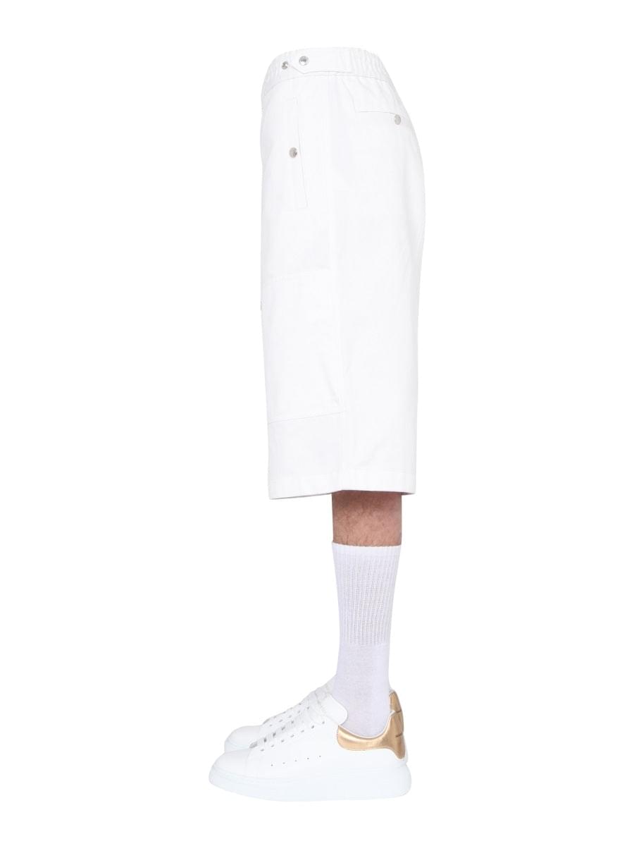 Alexander Mcqueen Men Japanese Gabardine Shorts