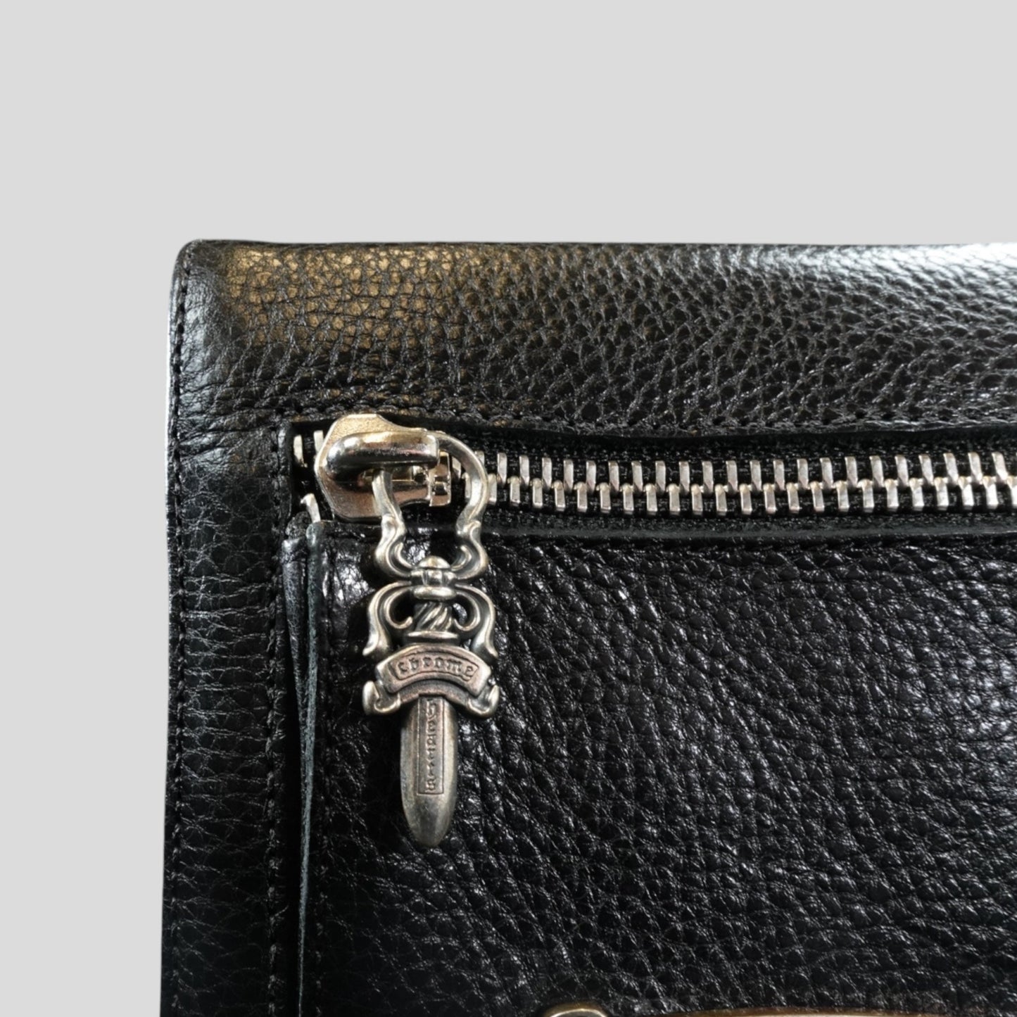 Chrome Hearts Short Wave Wallet in Black
