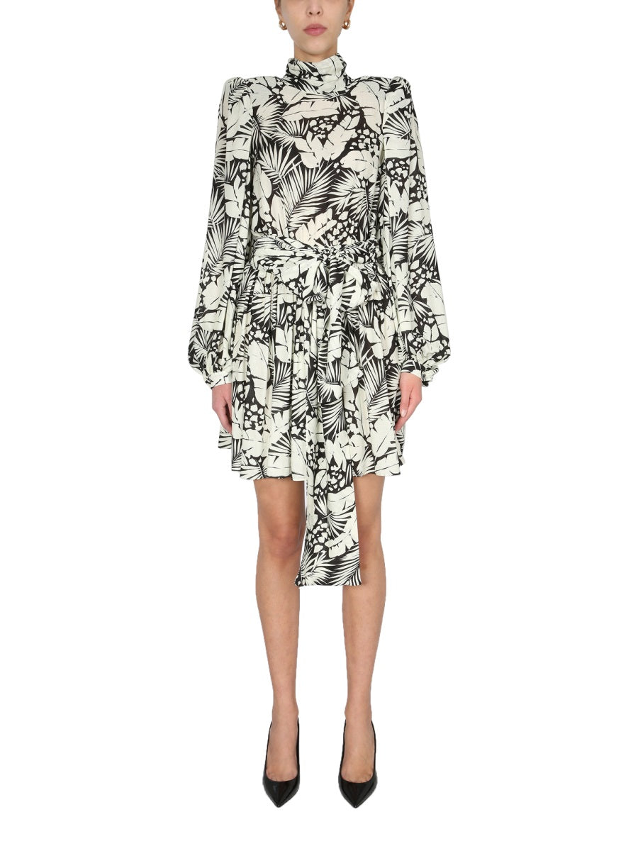 Saint Laurent Women Mini Dress With Band