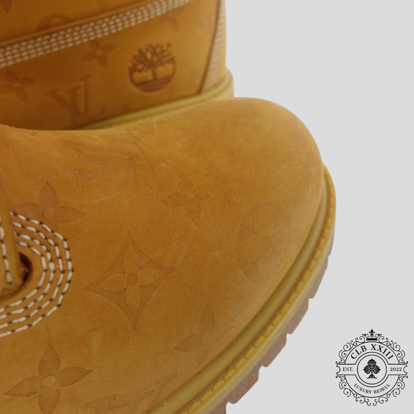 Louis Vuitton 6 Inch Timberland Boot in Wheat