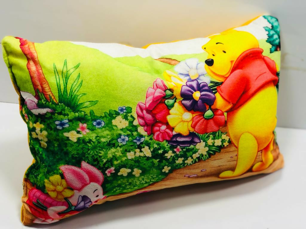 Unique Fashion Microfibre Filled Cushion For Kids - Winnie The Pooh