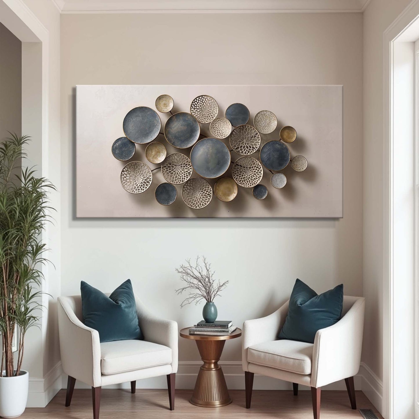 Lotus Leaf Abstract Wall Art IV