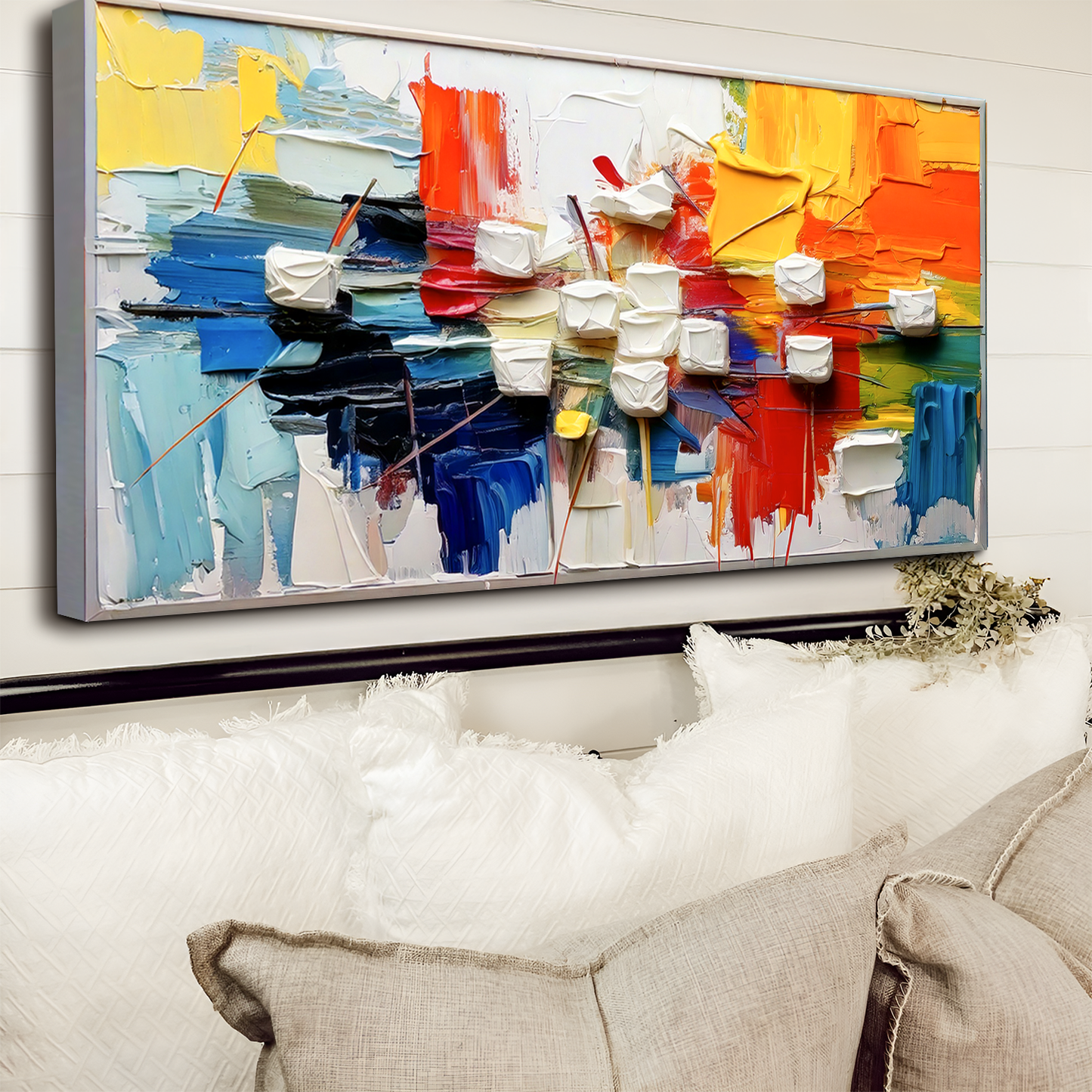Urban Abstract Impasto Wall Art