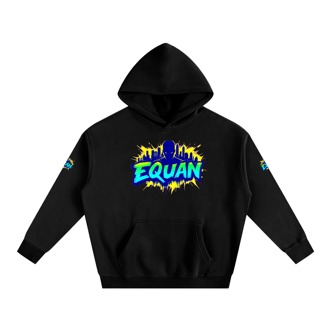 QE Oversize Fleeced Hoodie