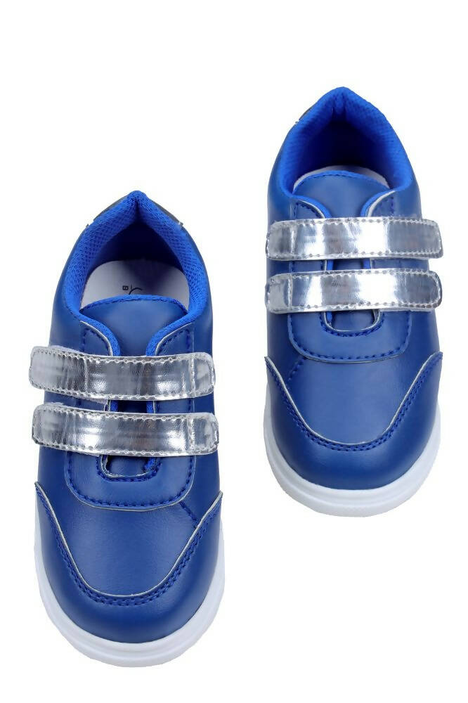 Tiny Bugs Unisex Double Strap Sneakers - Blue