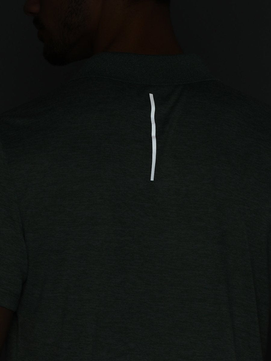 Alcis Men Polo Collar Anti Static Slim Fit Sports T-shirt