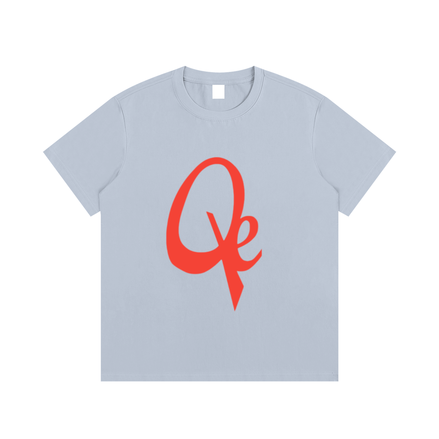 QE Orange Logo Essential Cotton T-Shirt