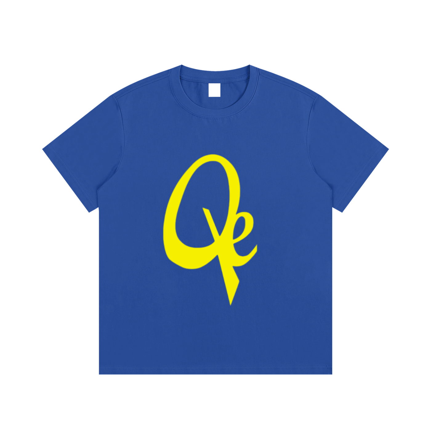 QE Yellow Logo Essential Cotton T-Shirt