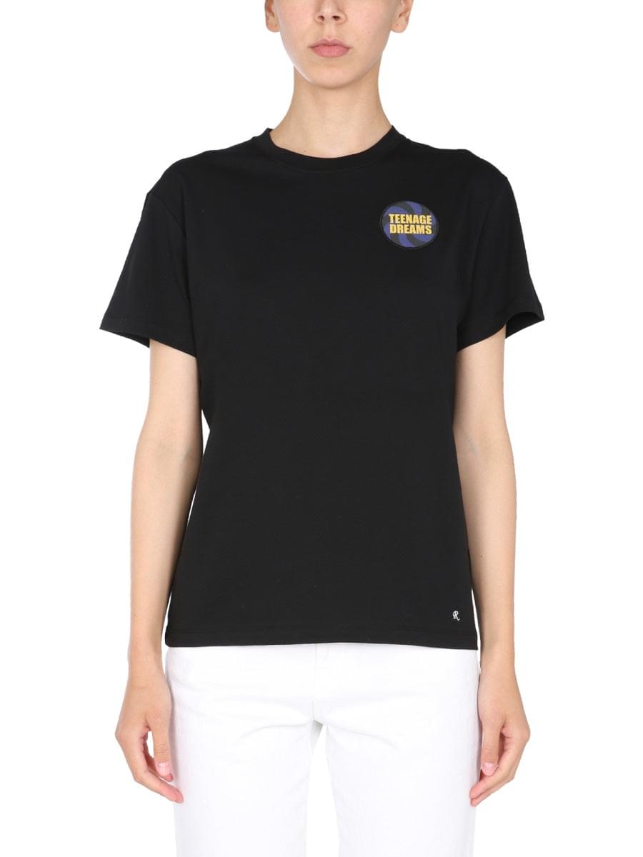 Raf Simons Women Crew Neck T-Shirt