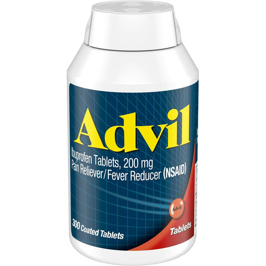 Advil Coated Tablets Pain Reliever And Fever Reducer, Ibuprofen 200mg