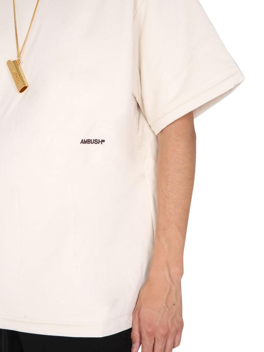 Ambush Men Padded T-Shirt With Embroidered Logo