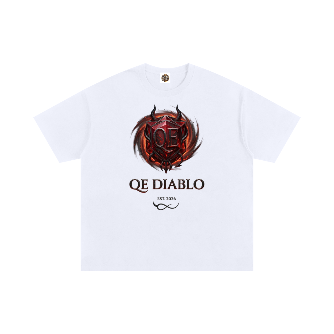 QE Diablo Unisex Oversized Cotton T-Shirt