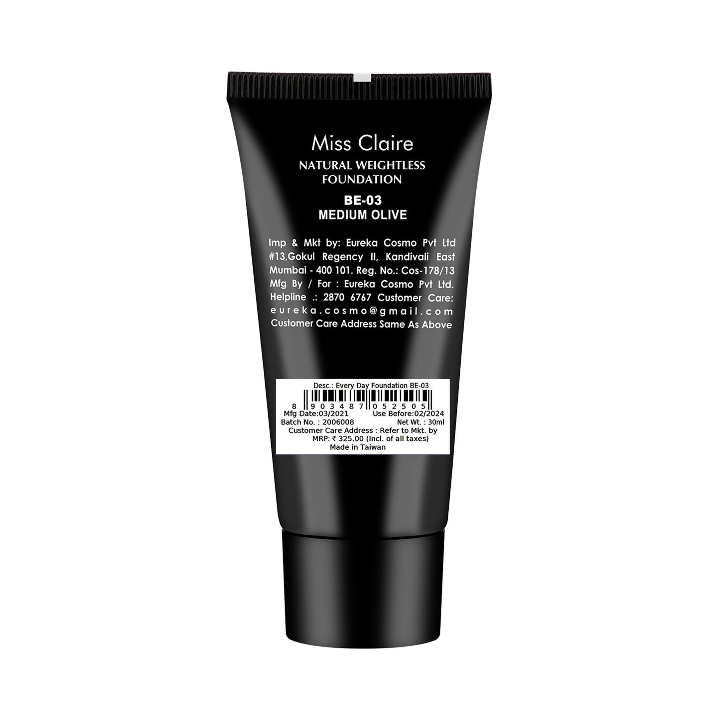 Miss Claire Everyday Foundation - Be-03 Medium Olive