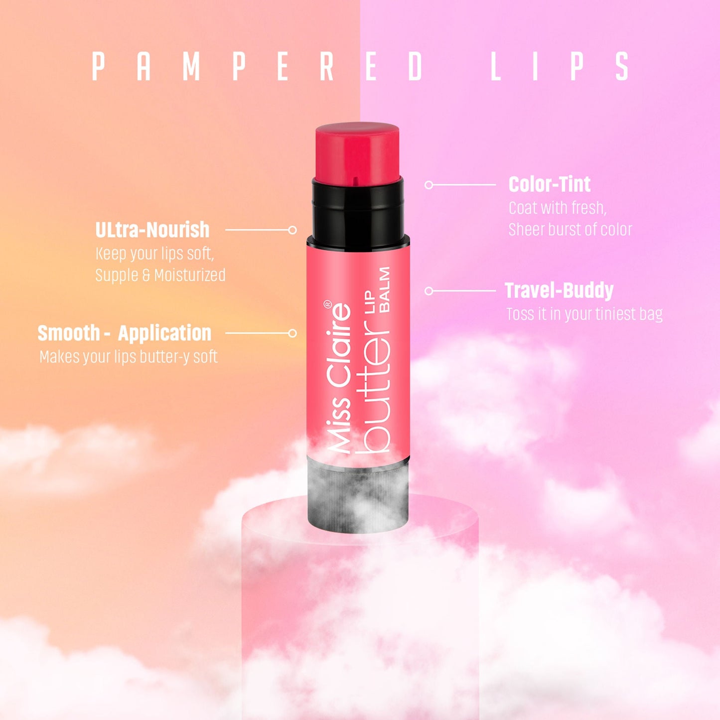 Miss Claire Butter Lip Balm - Macaron