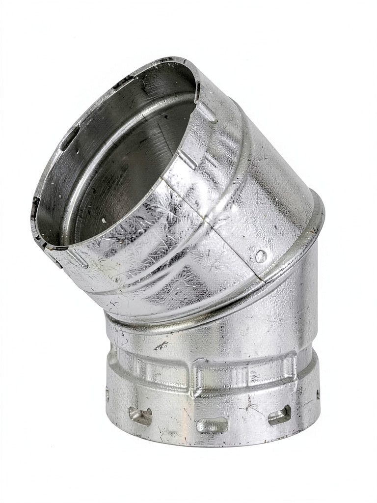 Pack Of 3 Amerivent  3inches 3E45HD Adjustable Gas Vent Elbow