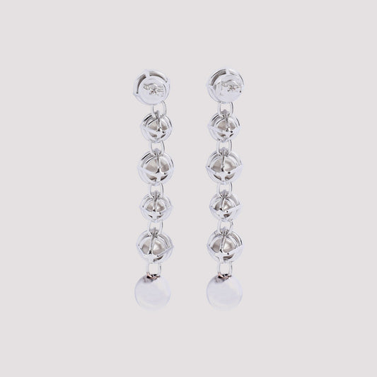 Jean Paul Gaultier Long Diamond Earrings Women
