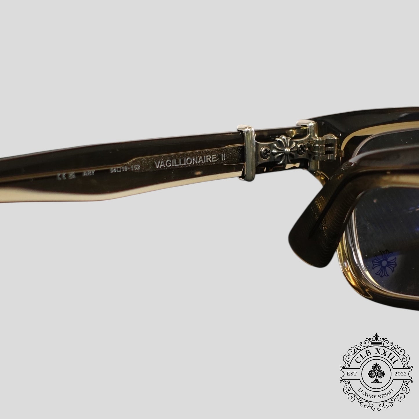 Chrome Hearts Vagillionaire II Glasses in Olive