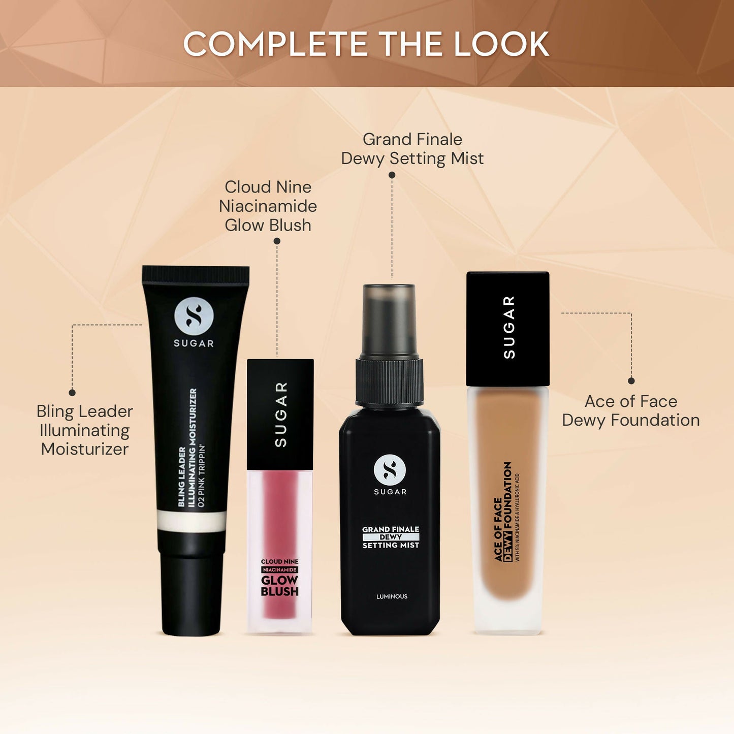 Sugar Ace Of Face Dewy Foundation - 07 Vanilla Latte