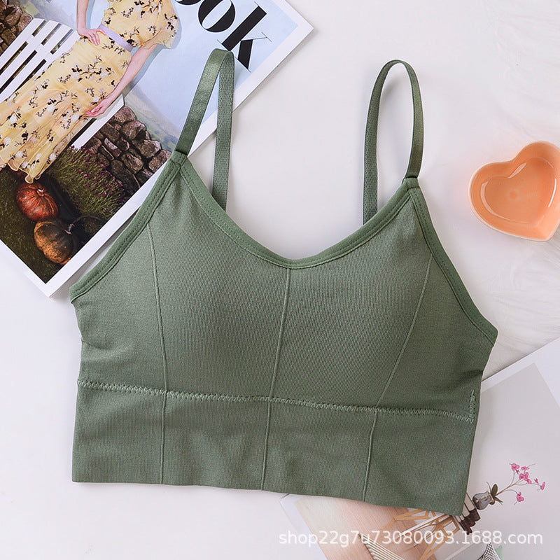 Soft Cotton Sports Bras For Women Push Up Solid Sports Bra Jogging Gym Women Sports Bra Girl Underwear Fitness Running Yoga Sport Tops