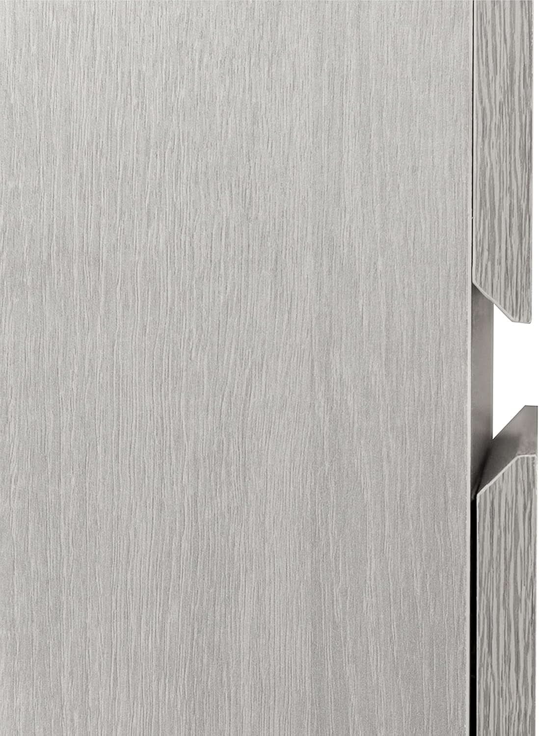 Grey Rolling Locking Two Drawer Vertical Filing Cabinet