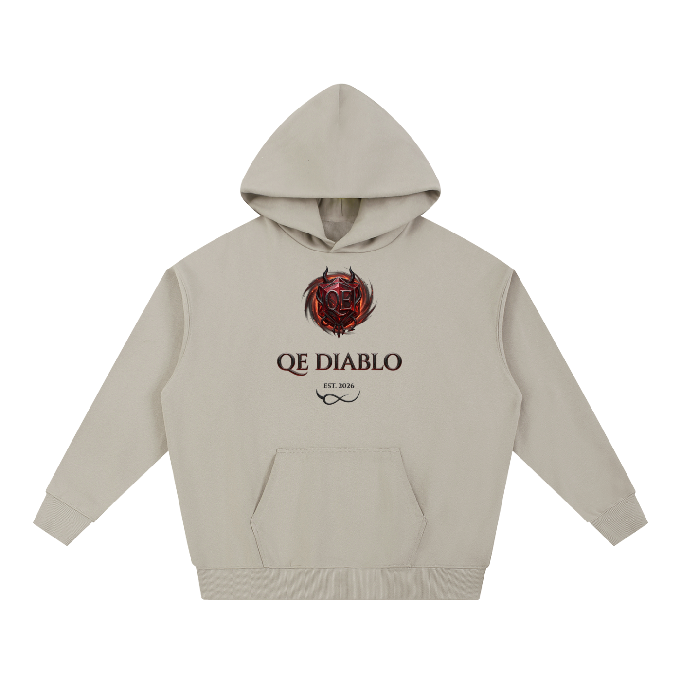 QE Diablo Essential Heavyweight Hoodie