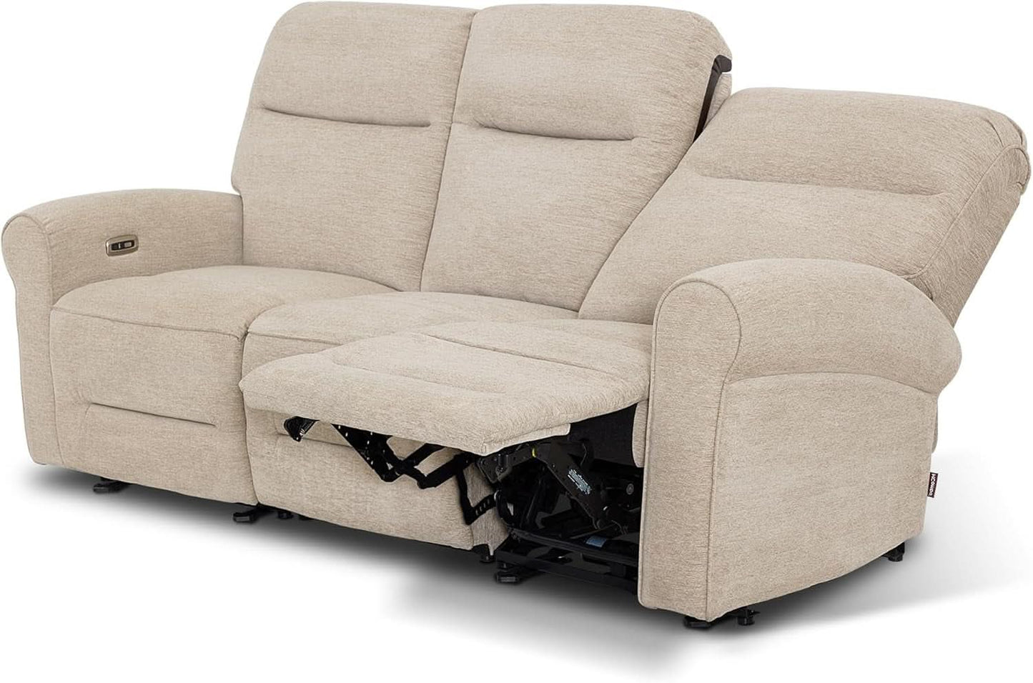 87.8 Inch Wall Hugger Reclining Sofa With Drop Down Table